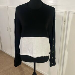 PINK long sleeve crop pullover